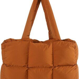 Quilted Puffer Handbag - Lightweight Tote with Large Capacity & Versatile Use